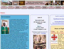 Tablet Screenshot of paroisse-saint-nauphary.net